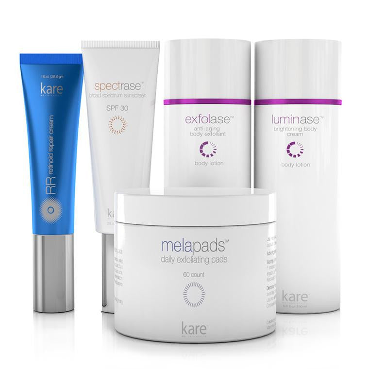 Treatment of dark armpits with Melarase Body Brightening Kits