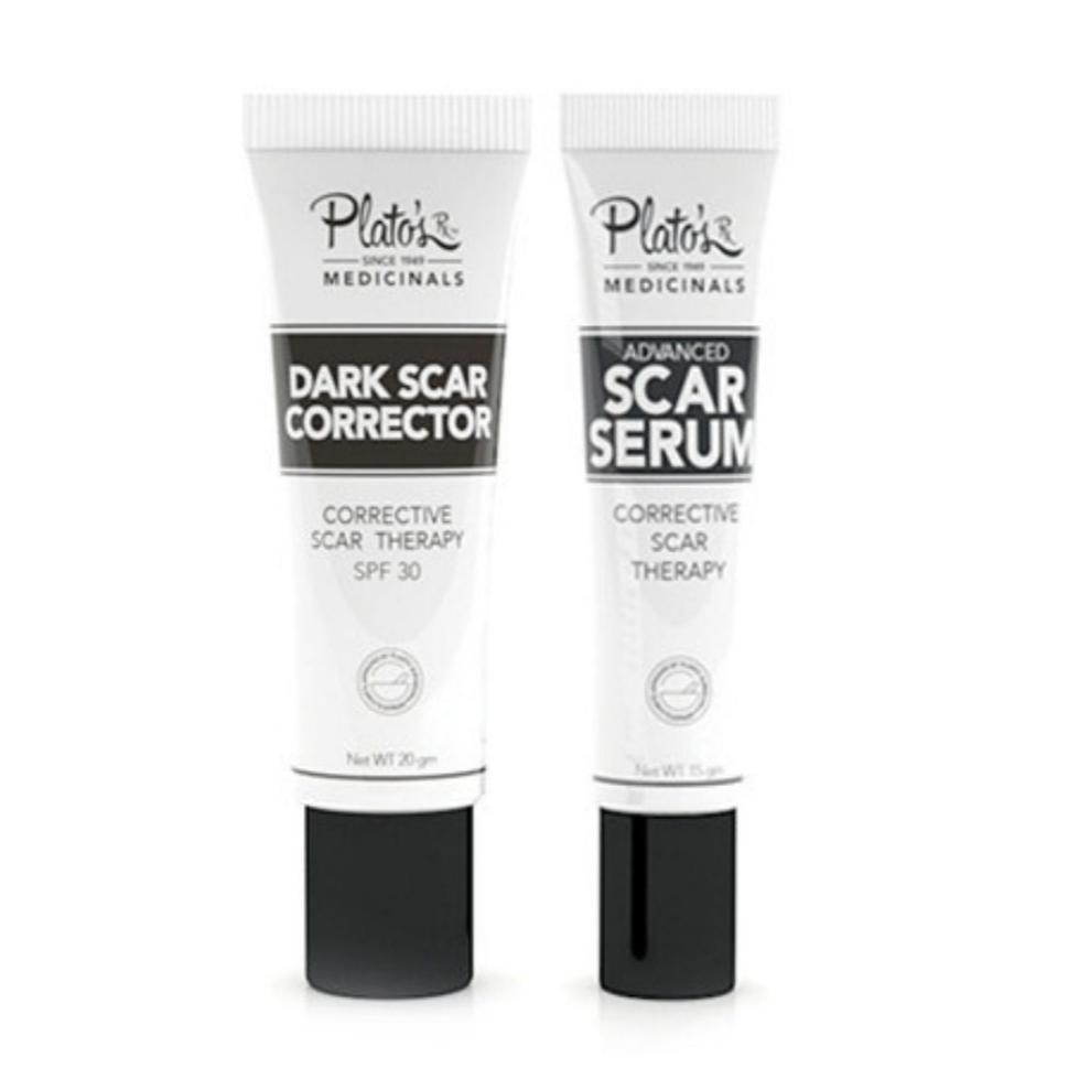 Plato's Scar Serum and Plato's Dark Scar Corrector